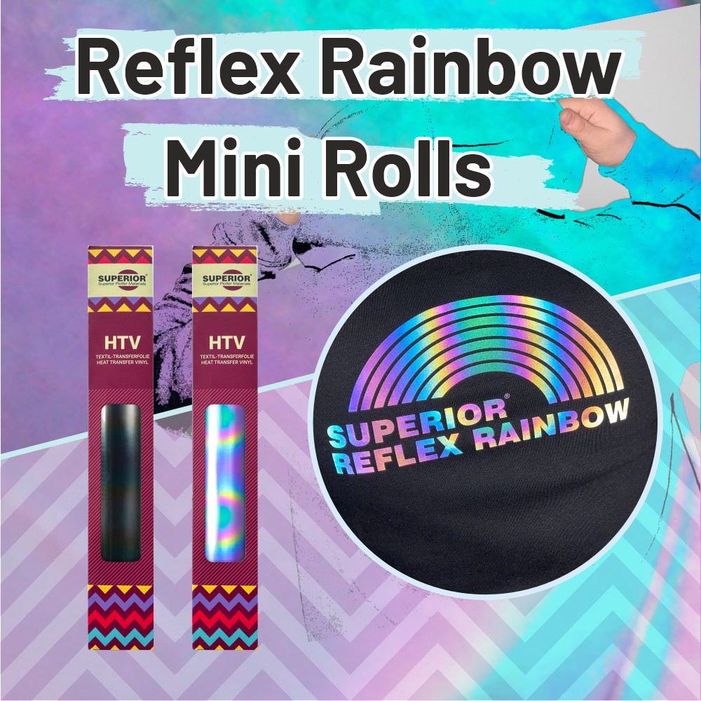SUPERIOR Reflex Rainbow Flexfolie Mini Rolls