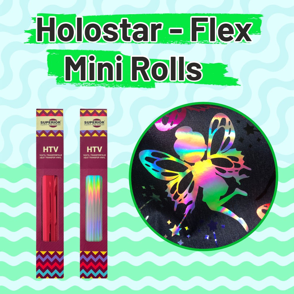 SUPERIOR Holostar HTV Flexfolie Mini Rolls