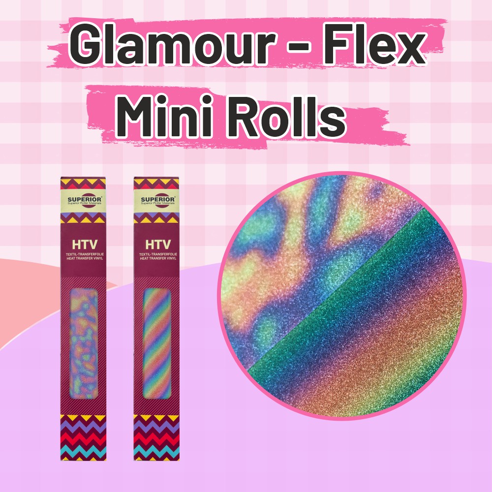 SUPERIOR Glamour HTV Flexfolie Mini Rolls