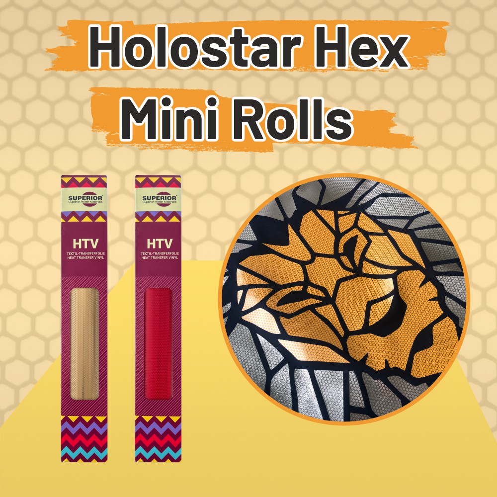 SUPERIOR Holostar HEX Flexfolie Mini Rolls